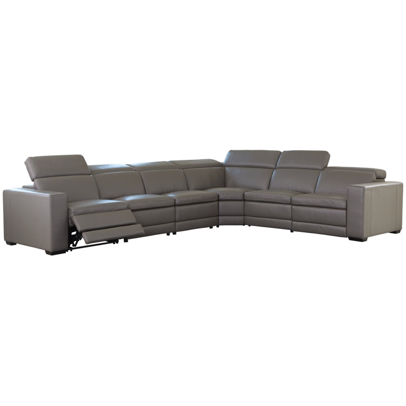 Signature Design by Ashley Texline 6 Piece Upholstered Power Reclining Sectional Wayfair